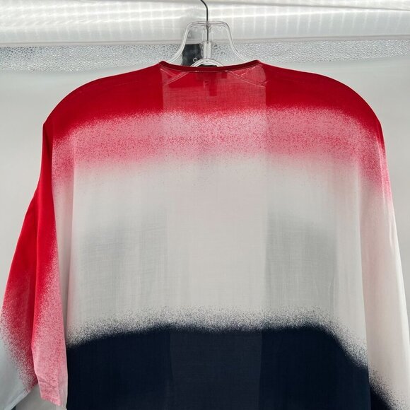 Maurices Women's Open Front Multicolor Striped Lightweight Cardigan One Size NEW - Picture 5 of 9